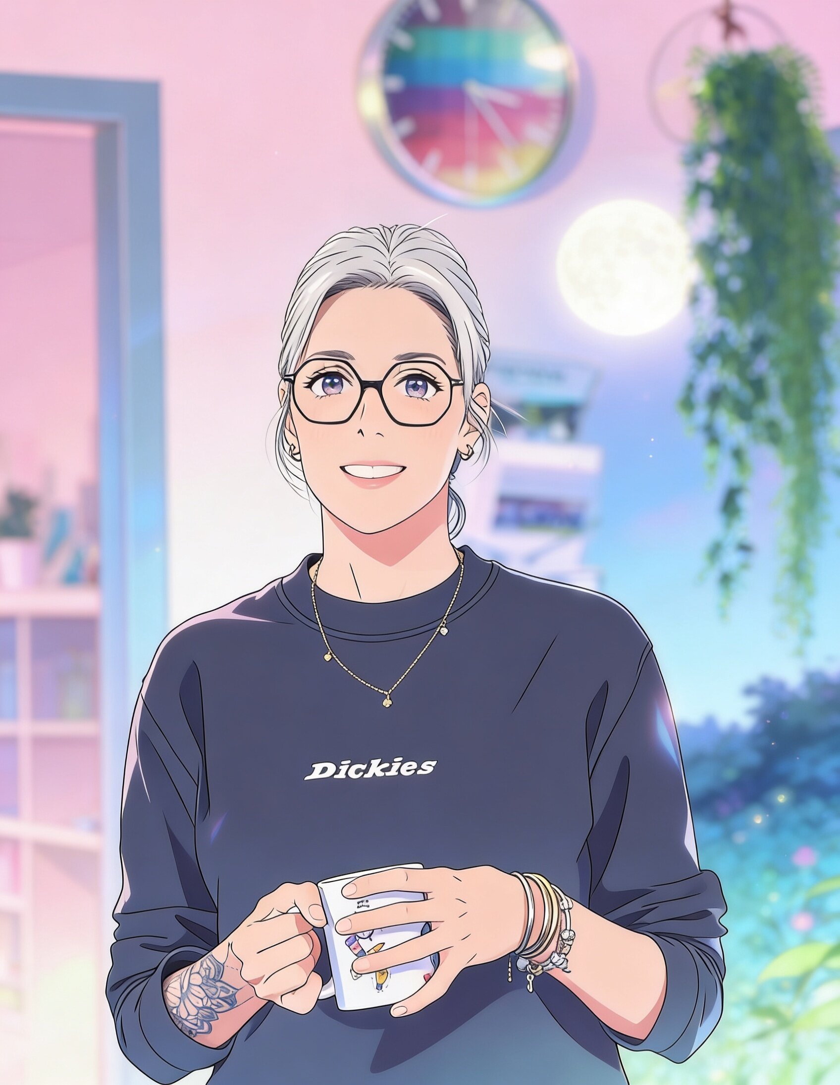 Marine en style Japan Anime