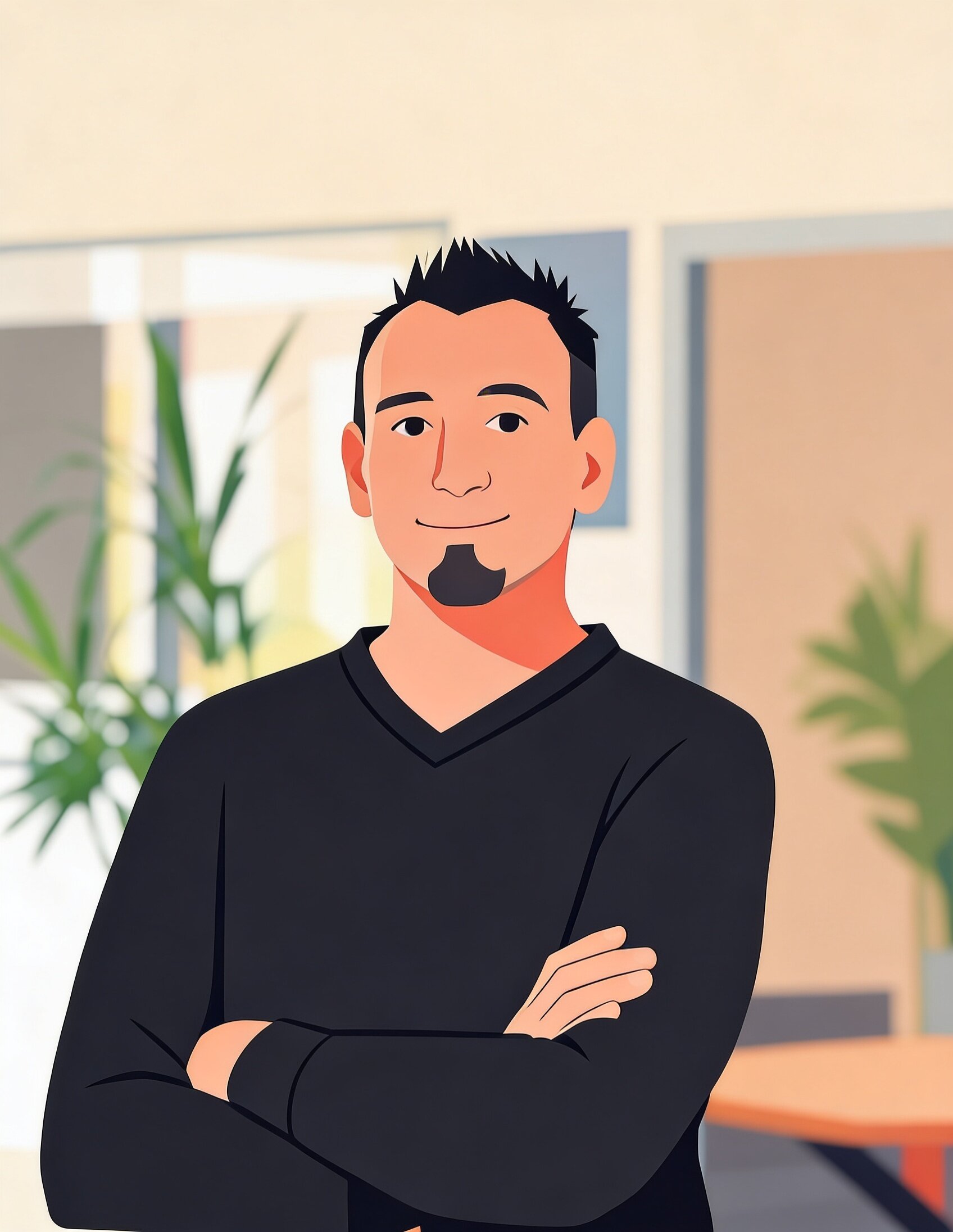 Pierre en style Flat