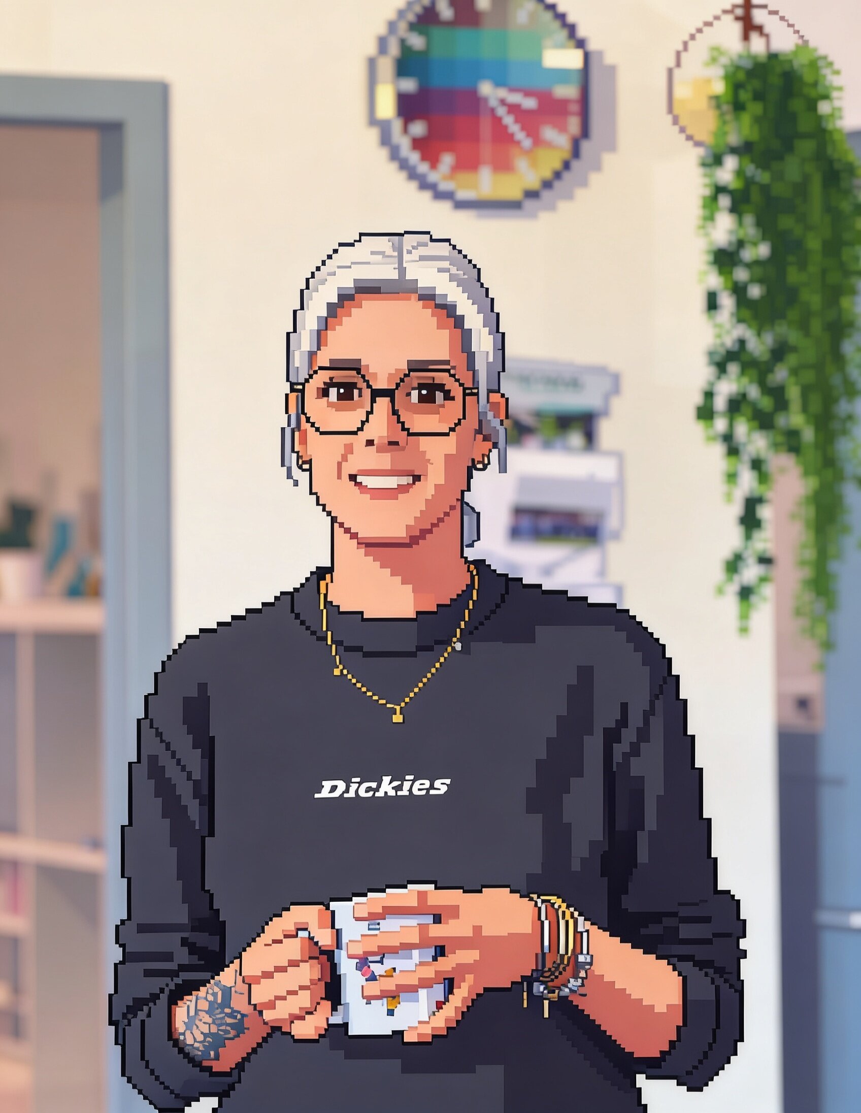 Marine en style Pixel