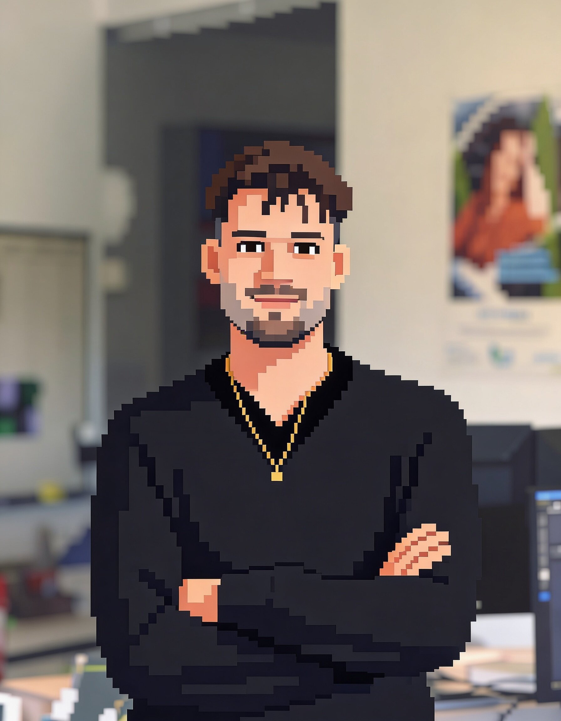 Martin en style Pixel
