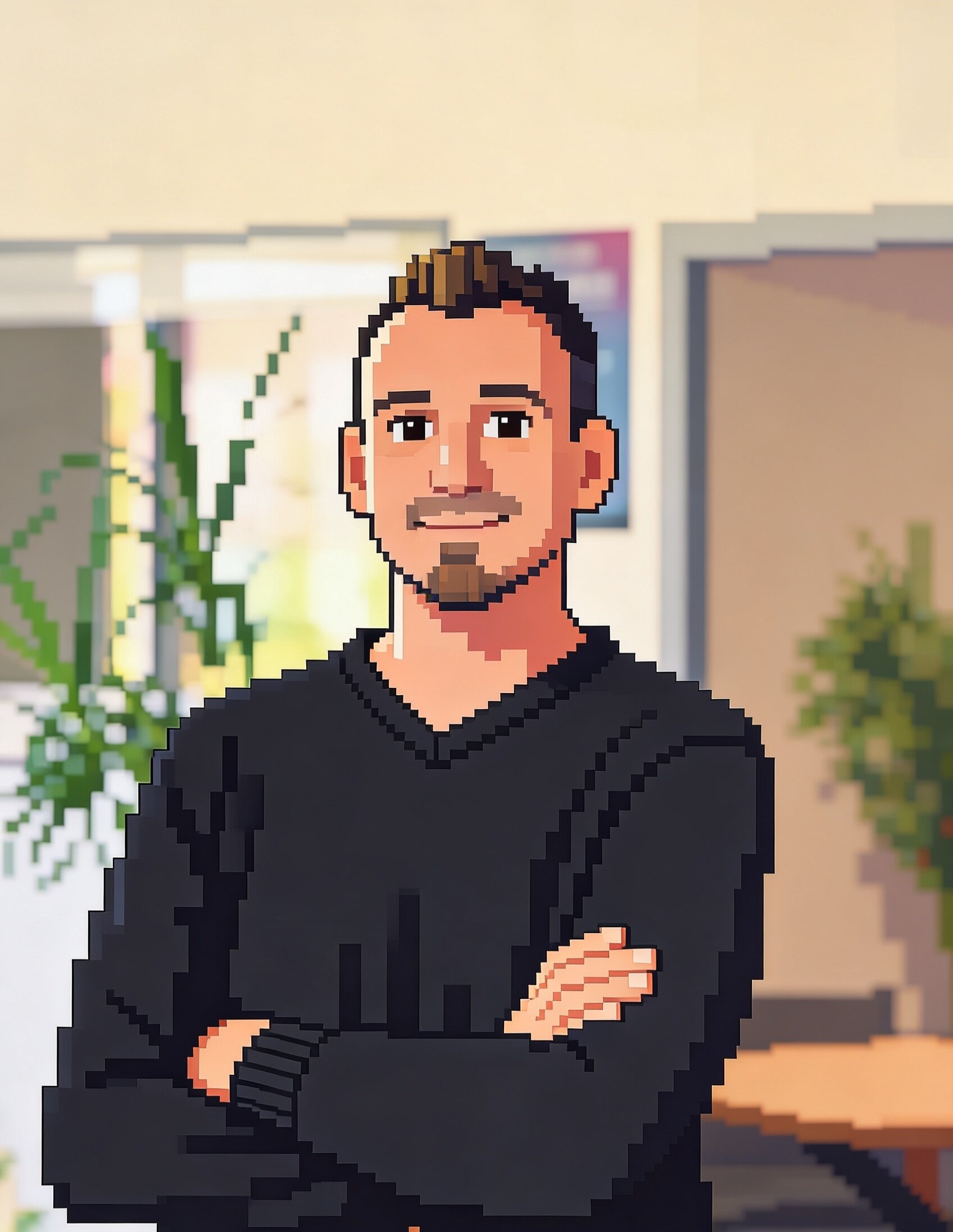 Pierre en style Pixel