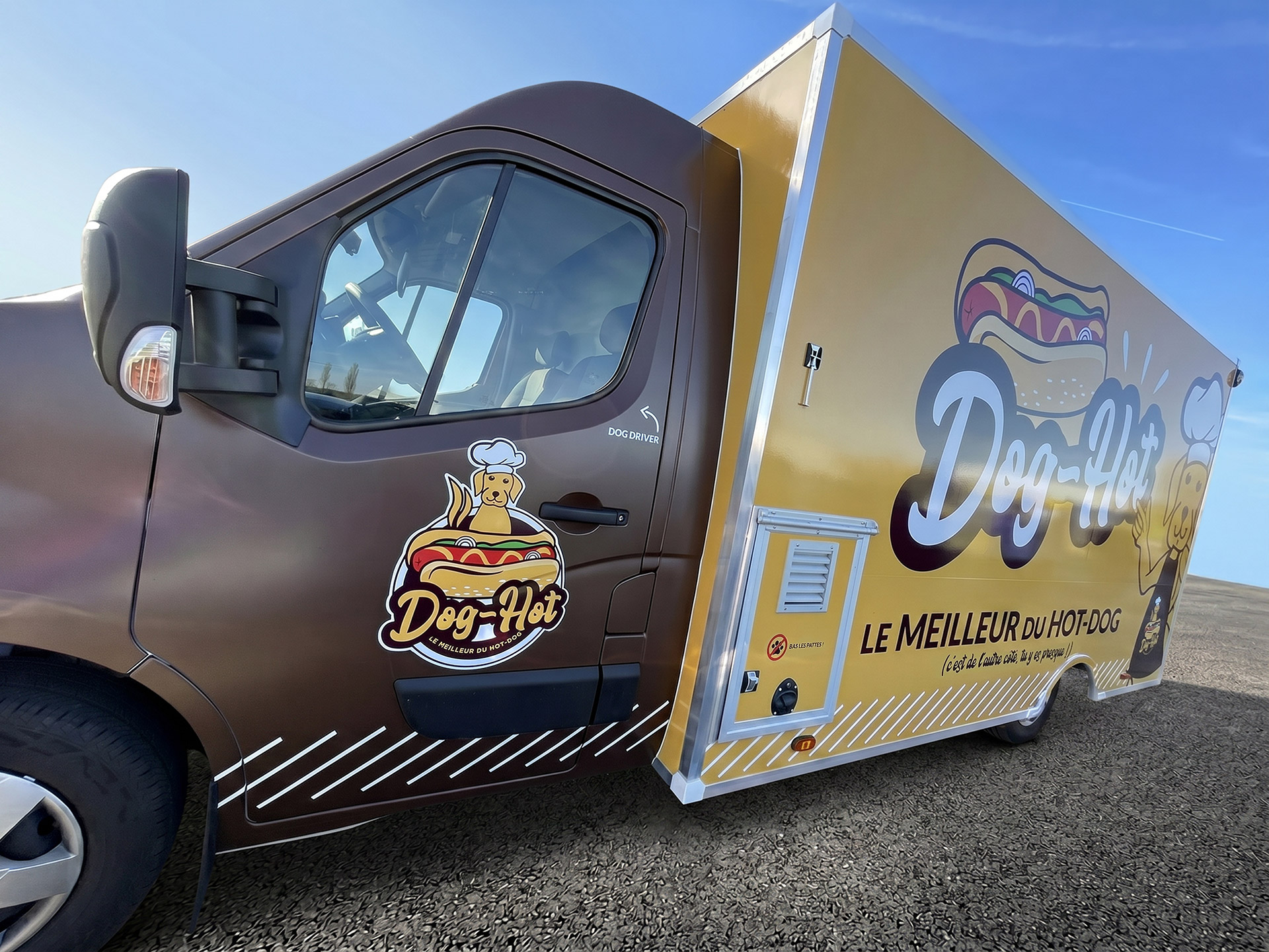 Photo du food-truck Dog-Hot avant habillage graphique