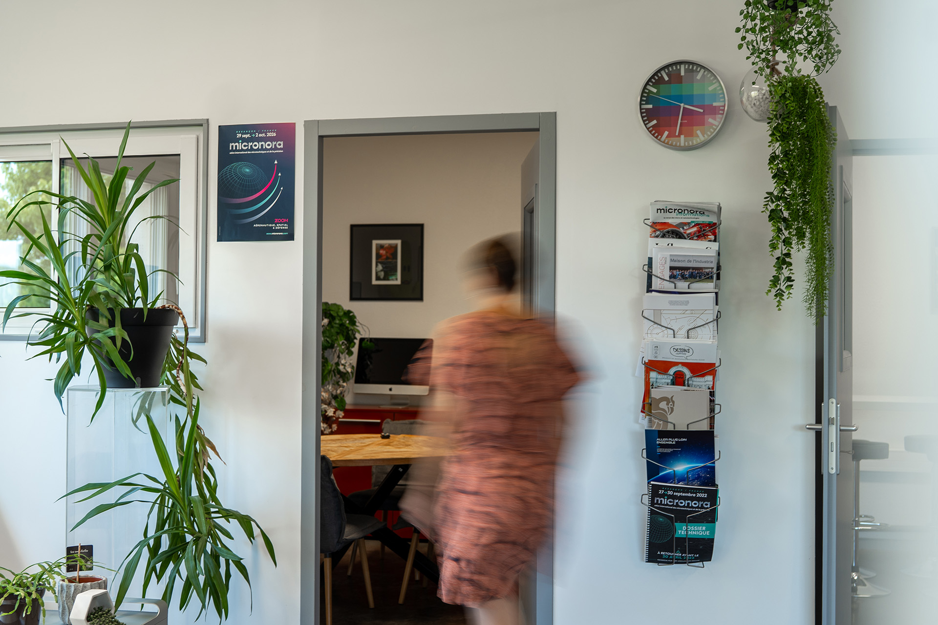 Vue d’ambiance dans les locaux de l’agence Cactus